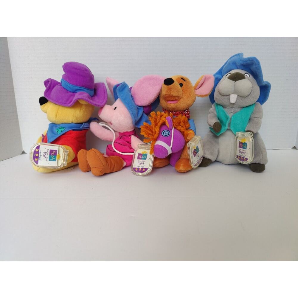 Winnie The Pooh Ride Them Cowboy Beanie Babies